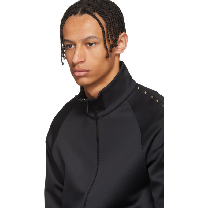 Valentino Black Rockstud Track Jacket Valentino
