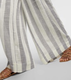 Zimmermann Matchmaker striped wide-leg pants
