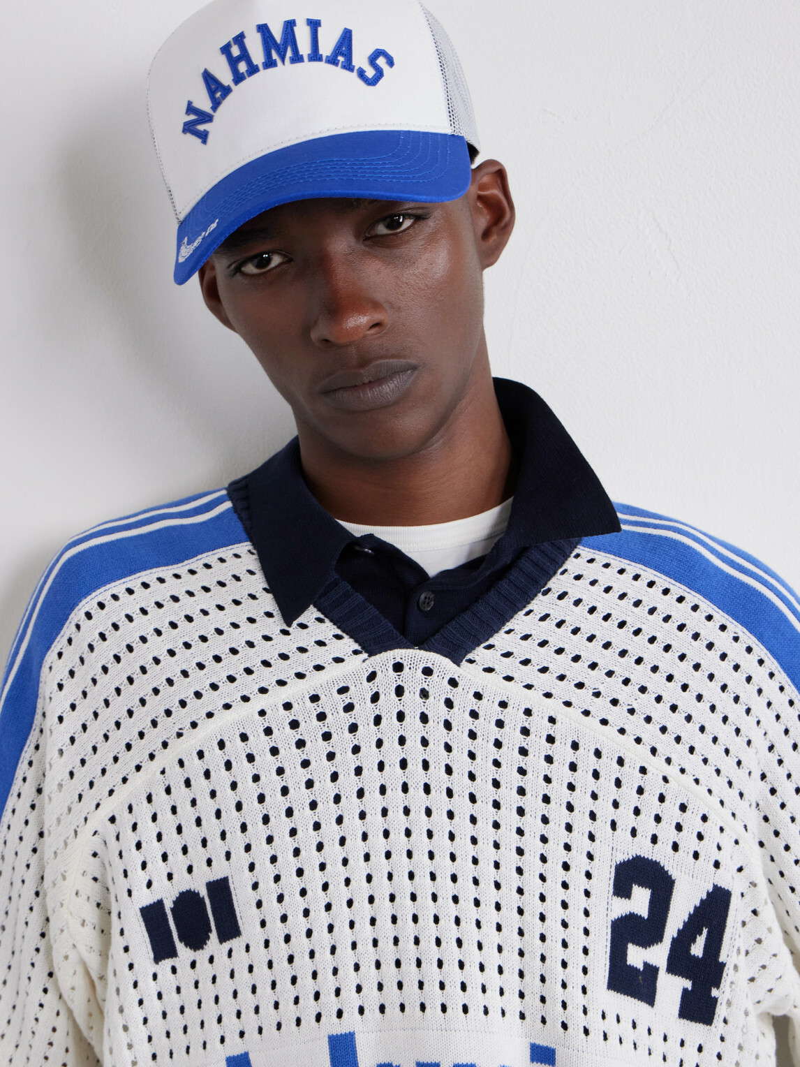 NAHMIAS - Summerland Cotton and Mesh Trucker Cap