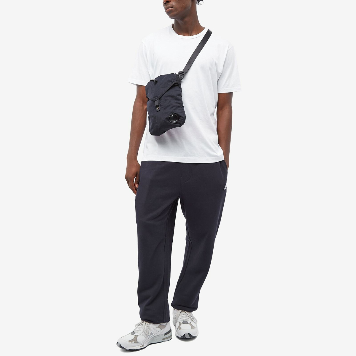 C.P. Company Men's Lens Cross Body Bag in Total Eclipse C.P.