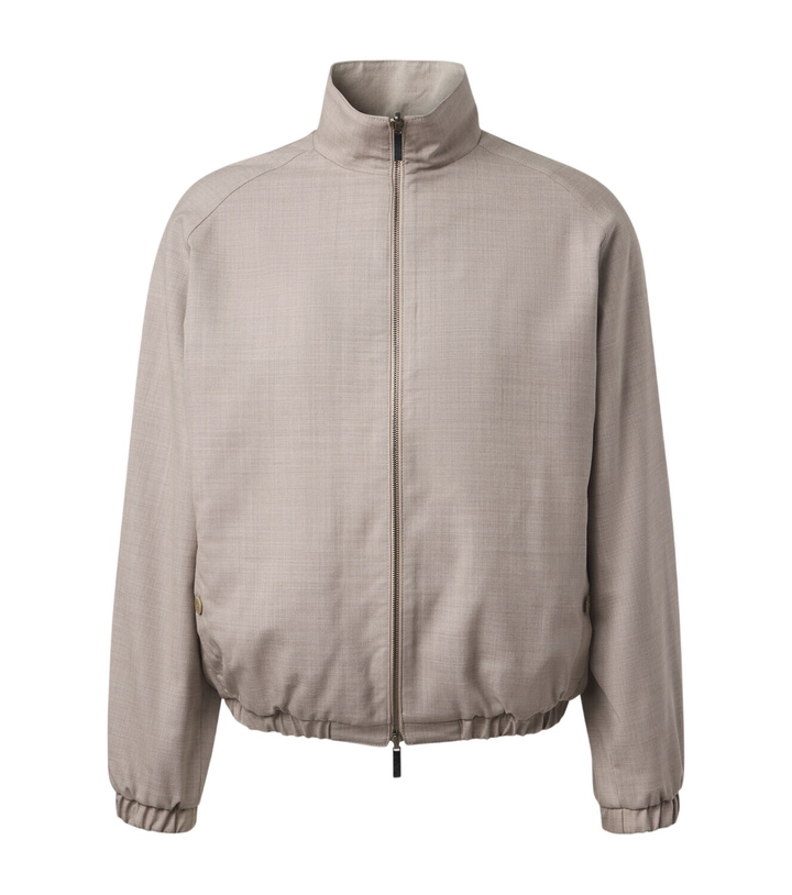 Photo: Stòffa Reversible wool bomber jacket