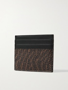 Fendi - Logo-Print Leather Cardholder