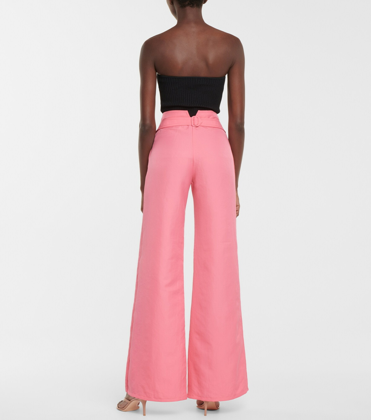 Rodarte - High-rise wide-leg twill pants