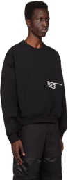 SPENCER BADU Black Crewneck Sweatshirt