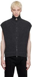 Wooyoungmi Gray Zip Vest