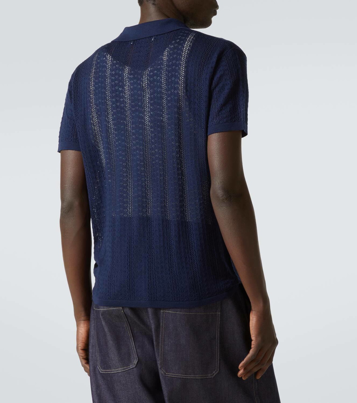 King & Tuckfield Knitted wool shirt