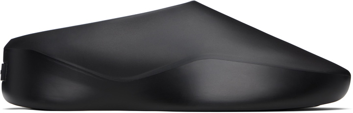 Photo: Fear of God Black Eva Runner Slip-on Loafers