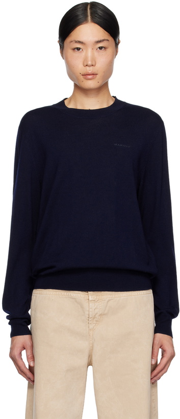 Photo: Isabel Marant Navy Basile Sweater