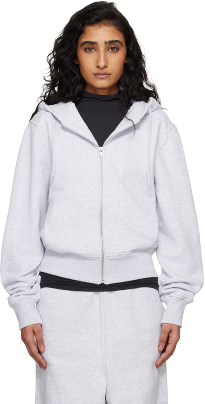 Photo: Entire Studios Gray Slim Zip Up Hoodie