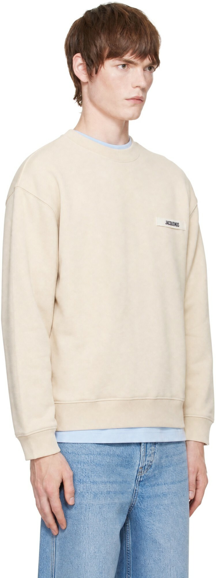 JACQUEMUS Beige 'The Gros Grain' Sweatshirt