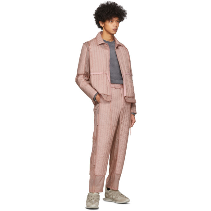 Craig Green Pink Quilted Skin Trousers Craig Green