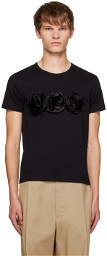 Meryll Rogge Black Floral T-Shirt