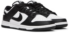 Nike Black & White Dunk Low Retro Sneakers