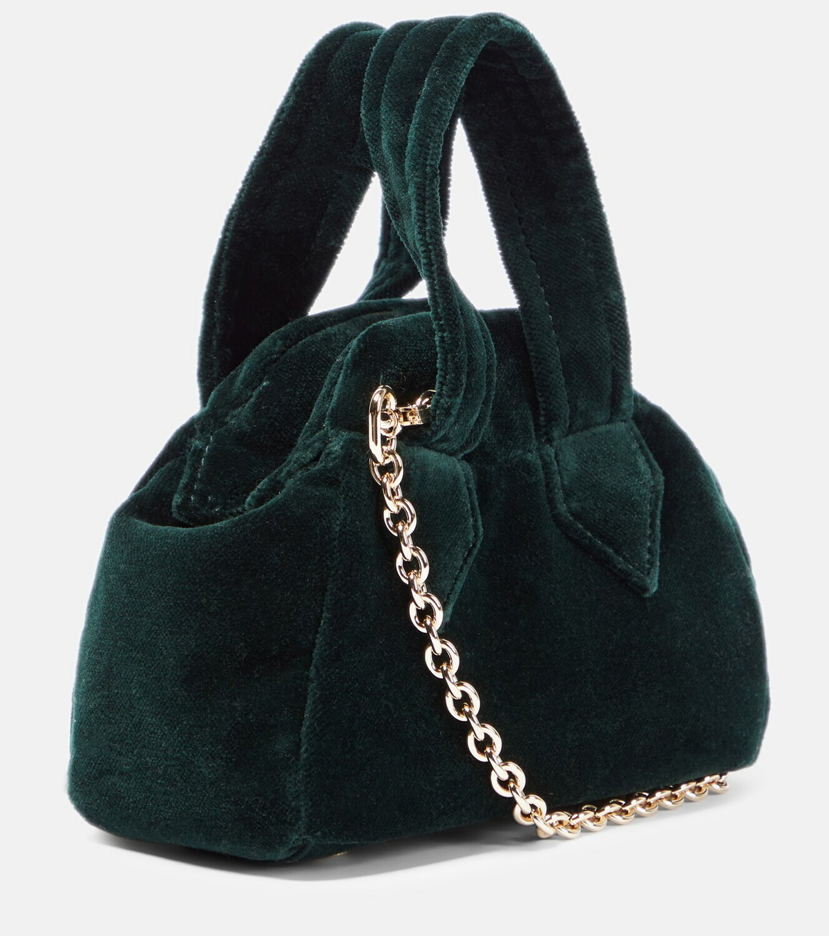 Vivienne Westwood Yasmine Medium velvet tote Vivienne Westwood