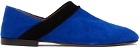 Wales Bonner Blue Flat Loafers