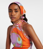 Pucci Orchidee silk twill scarf