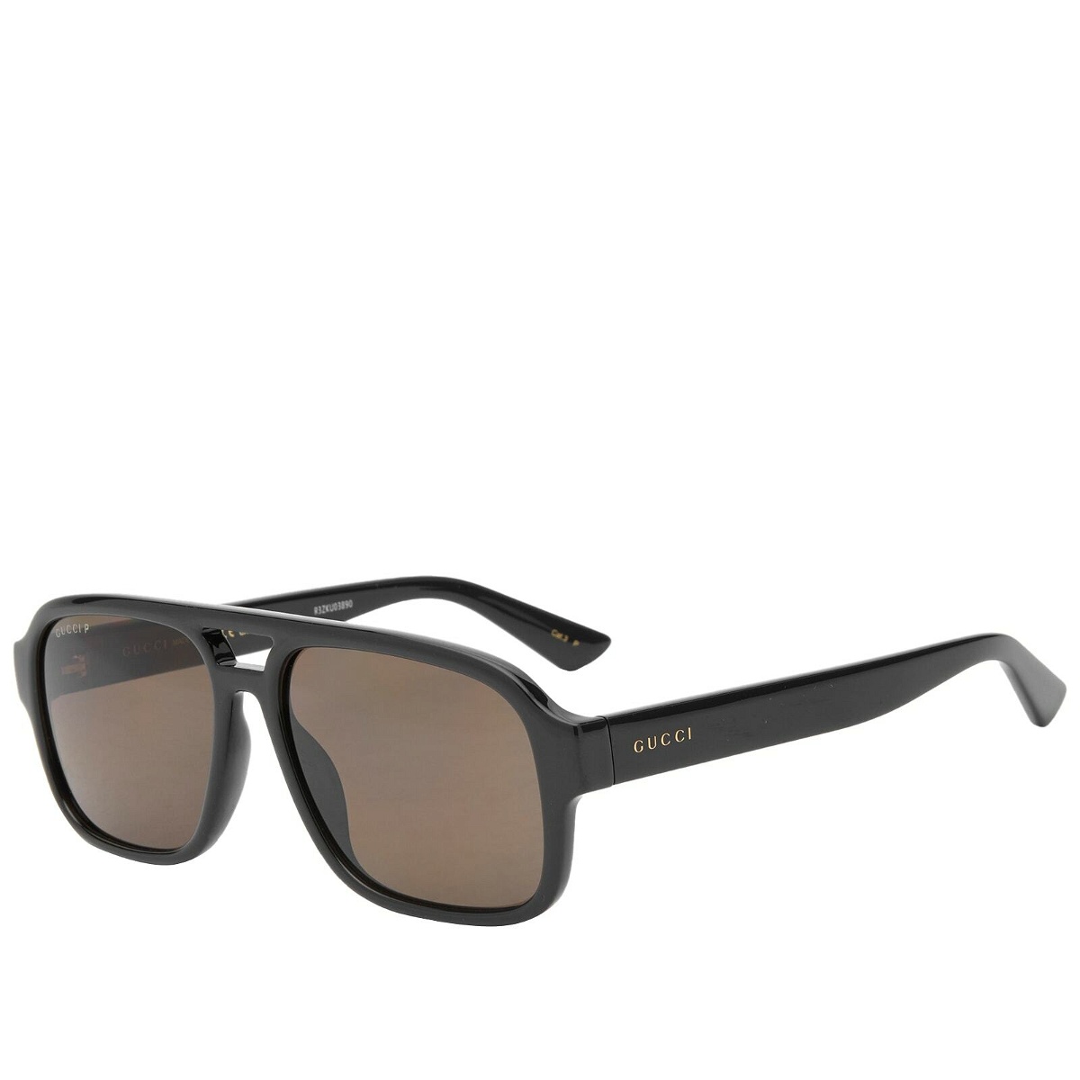 Gucci - Round Acetate Sunglasses - Black Acetate Grey Lenses - Gucci Eyewear  - Avvenice