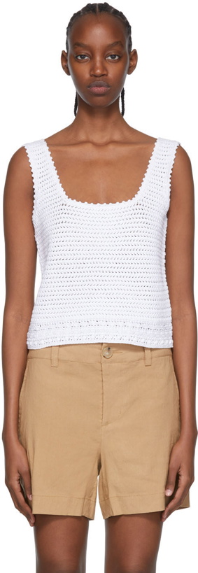 Photo: Vince White Organic Cotton Tank Top