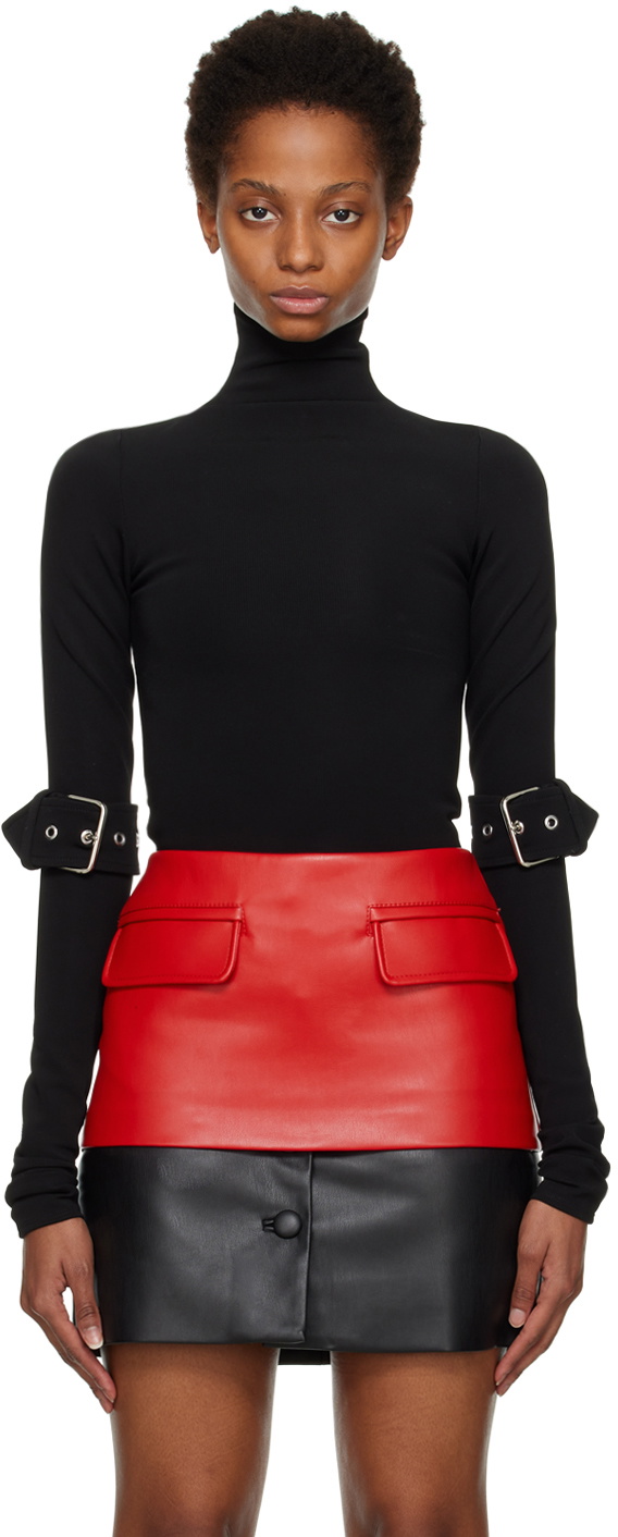 Maximilian Davis Black Stride Turtleneck