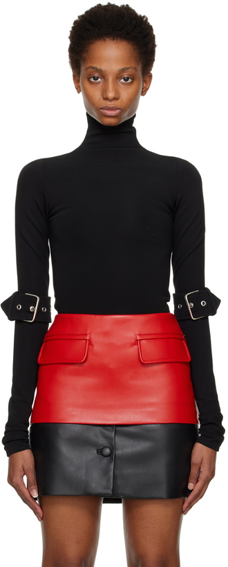 Photo: Maximilian Davis Black Stride Turtleneck