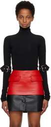 Maximilian Davis Black Stride Turtleneck