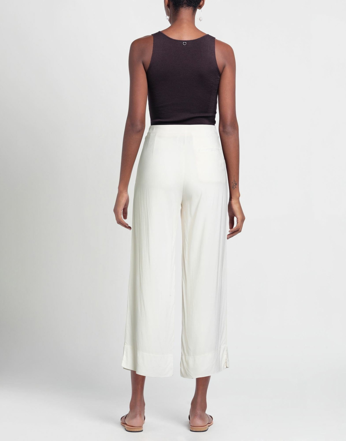 Alessia Santi Womens Pants Cream