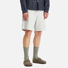 Folk Men's Linen Assembly Shorts in Silver Grey