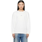 MM6 Maison Margiela White Long-Sleeved T-shirt