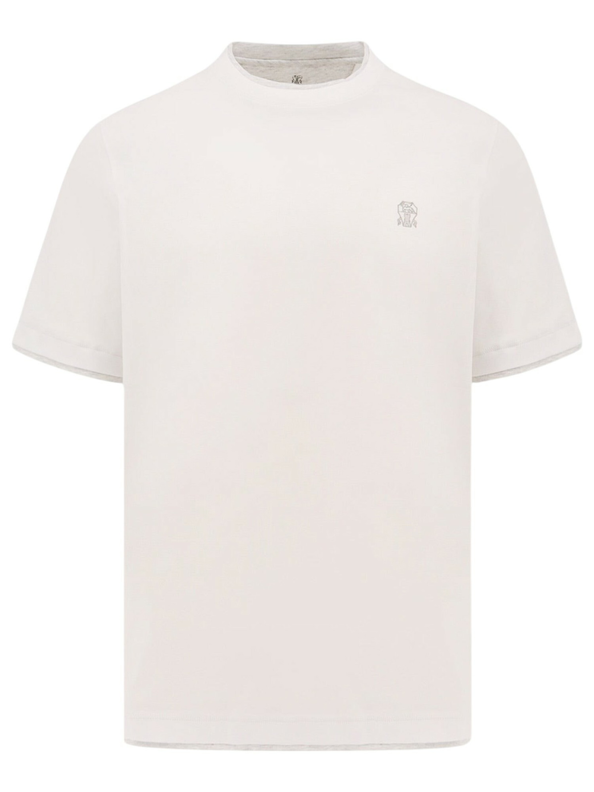 トップス Brunello Cucinelli White T-shirt Brunello Cucinelli White T Shirt Mens Brunello Cucinelli