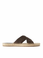 Zegna - Panarea Suede Sandals - Brown