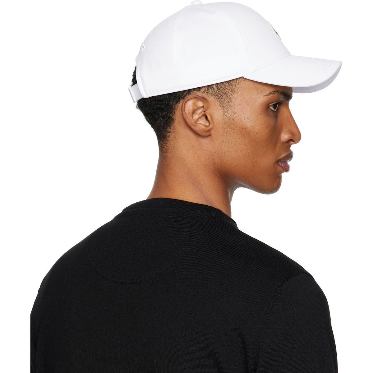 Moncler White Archivio Baseball Cap Moncler