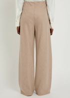 Vince Wide-leg Wool-blend Trousers Beige