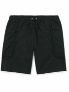 John Elliott - Straight-Leg Cotton-Poplin Drawstring Shorts - Black