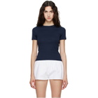 FLORE FLORE Navy Car T-shirt