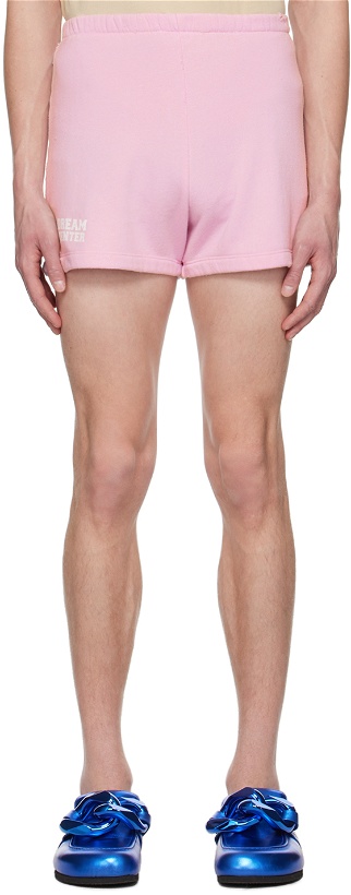 Photo: Liberal Youth Ministry SSENSE Exclusive Pink Dream Center Shorts