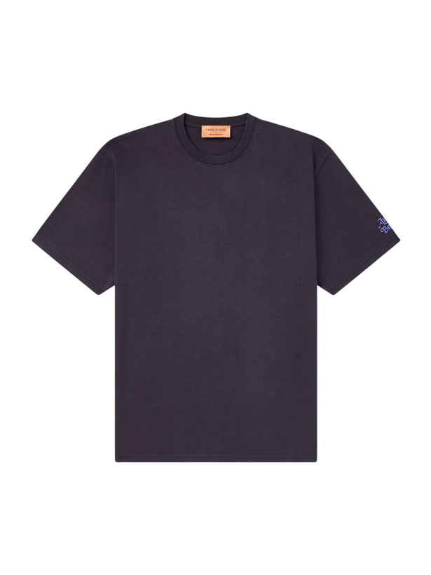 Photo: A Kind Of Guise - Basso Logo-Printed Cotton-Jersey T-Shirt - Black