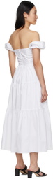 Staud White Elio Dress