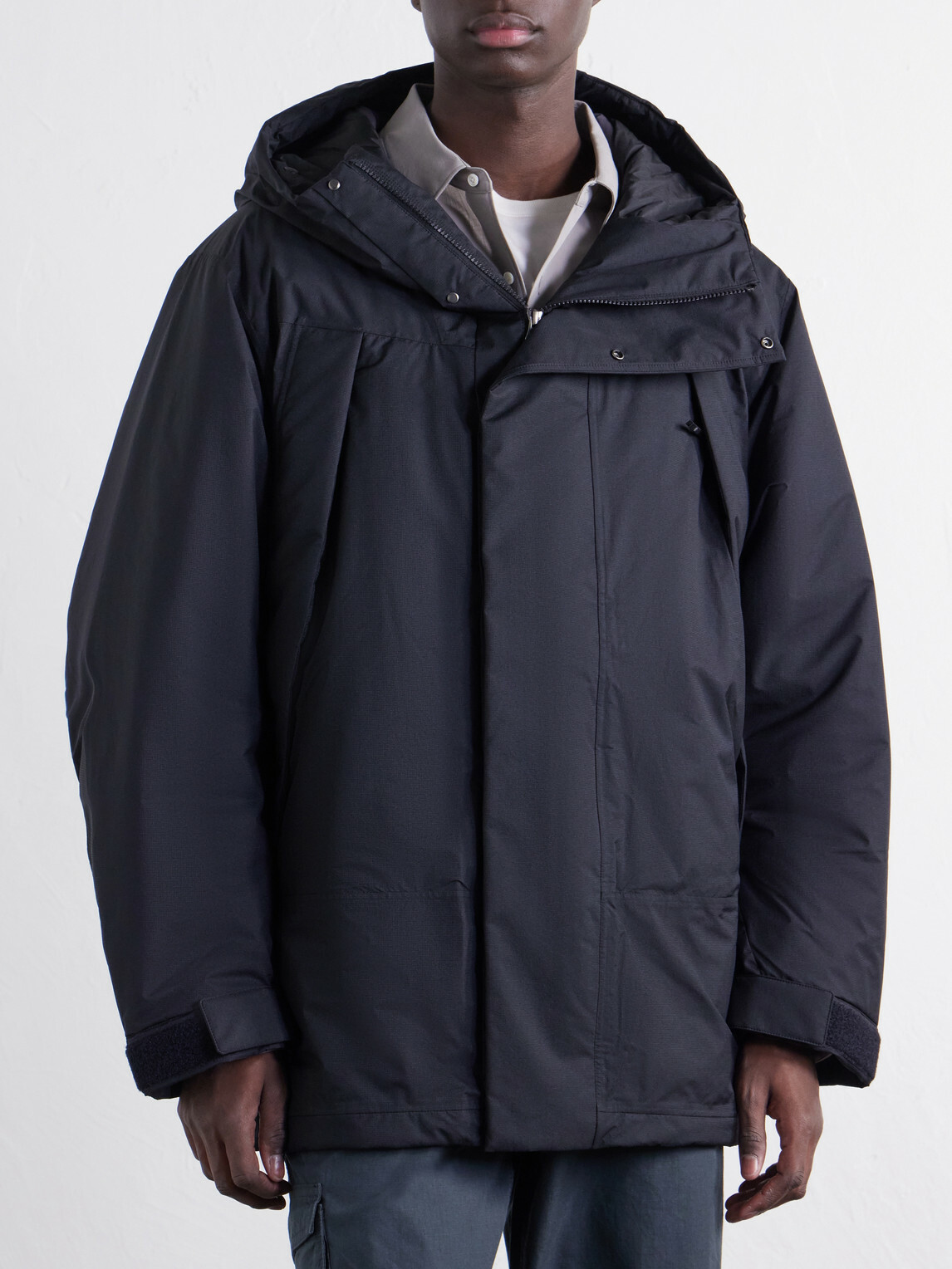 Goldwin - Glade Hooded Shell Down Ski Jacket - Black