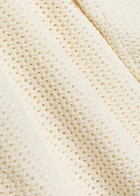 Frame The Daybreak Pointelle-knit Polo top Beige