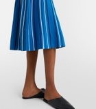 Max Mara Striped knitted midi dress