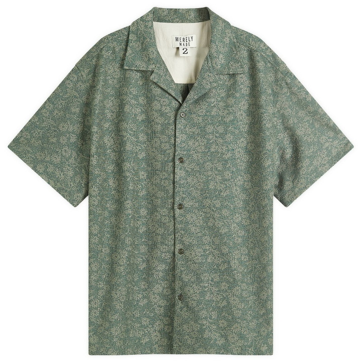 Photo: Merely Made Men's Floral Shirt in Brown