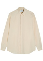 Lardini Cotton and Silk-blend Shirt White