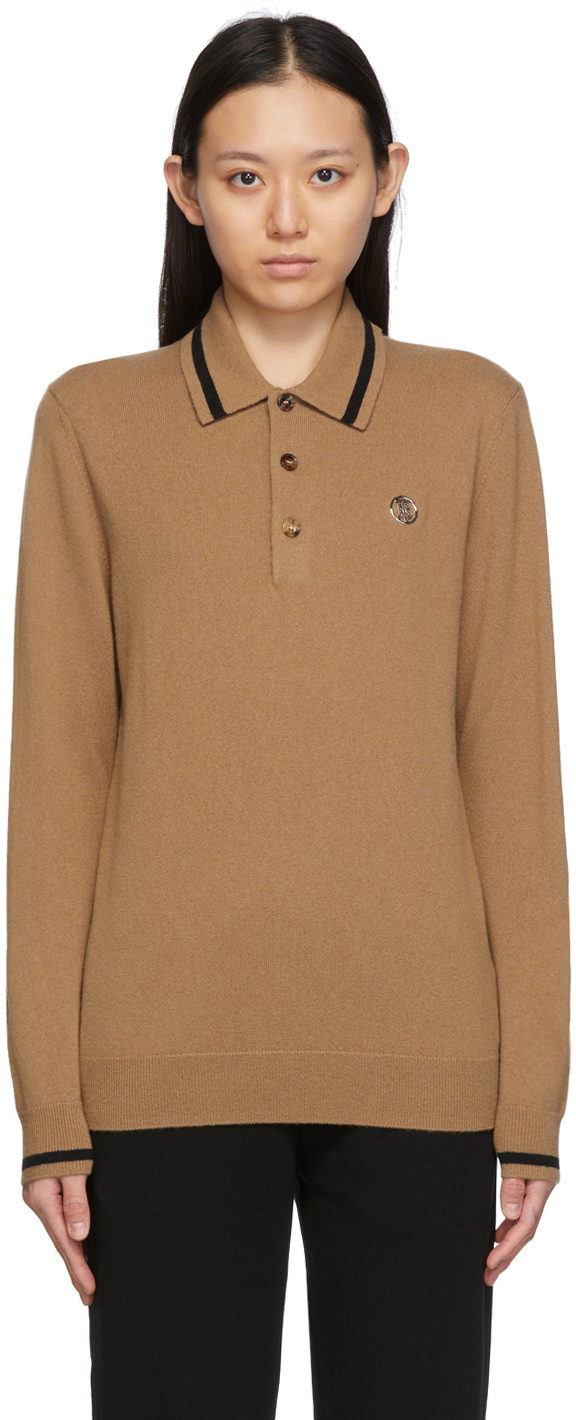 Monogram Motif Cashmere Belted Coat by BURBERRY