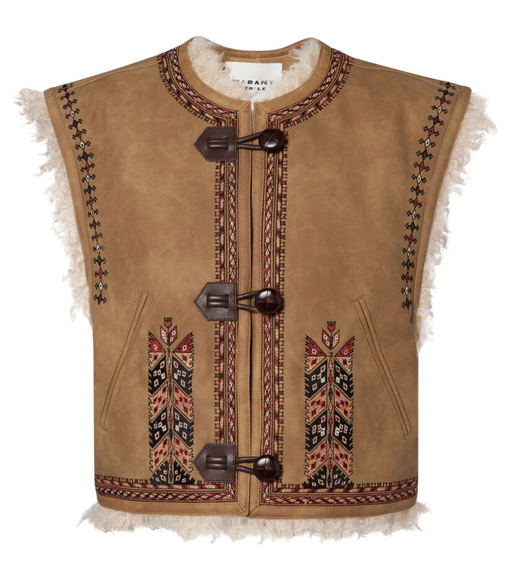 Photo: Marant Etoile Clemencia embroidered vest