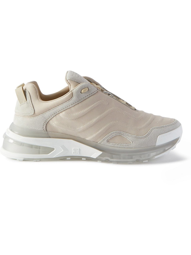Photo: Givenchy - Giv 1 Lite Mesh and Suede Sneakers - Neutrals
