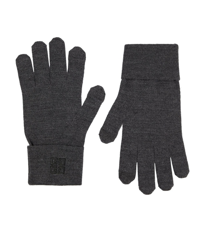 Photo: Givenchy - 4G wool gloves
