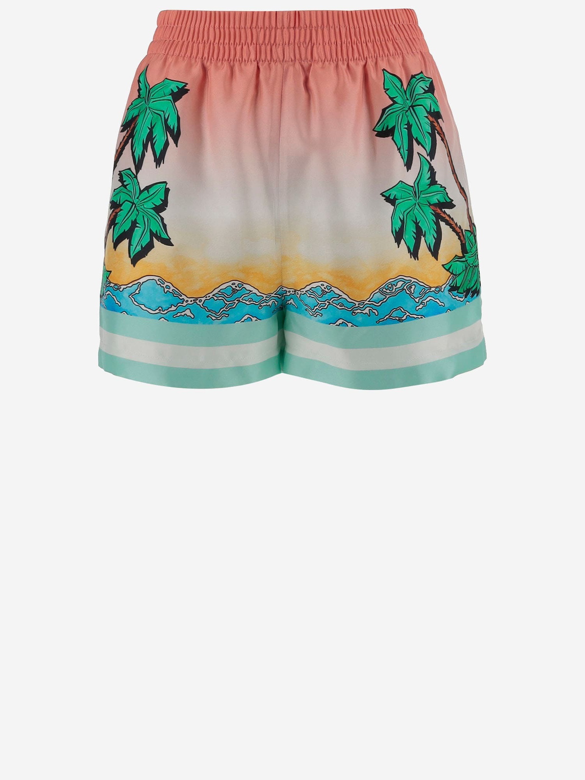 ショートパンツ Casablanca Short Pants With Silk Graphic Print Casablanca Short Pants With Silk Graphic Print Casablanca