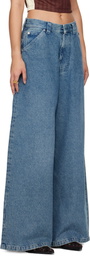 AMBUSH Blue Baggy Jeans