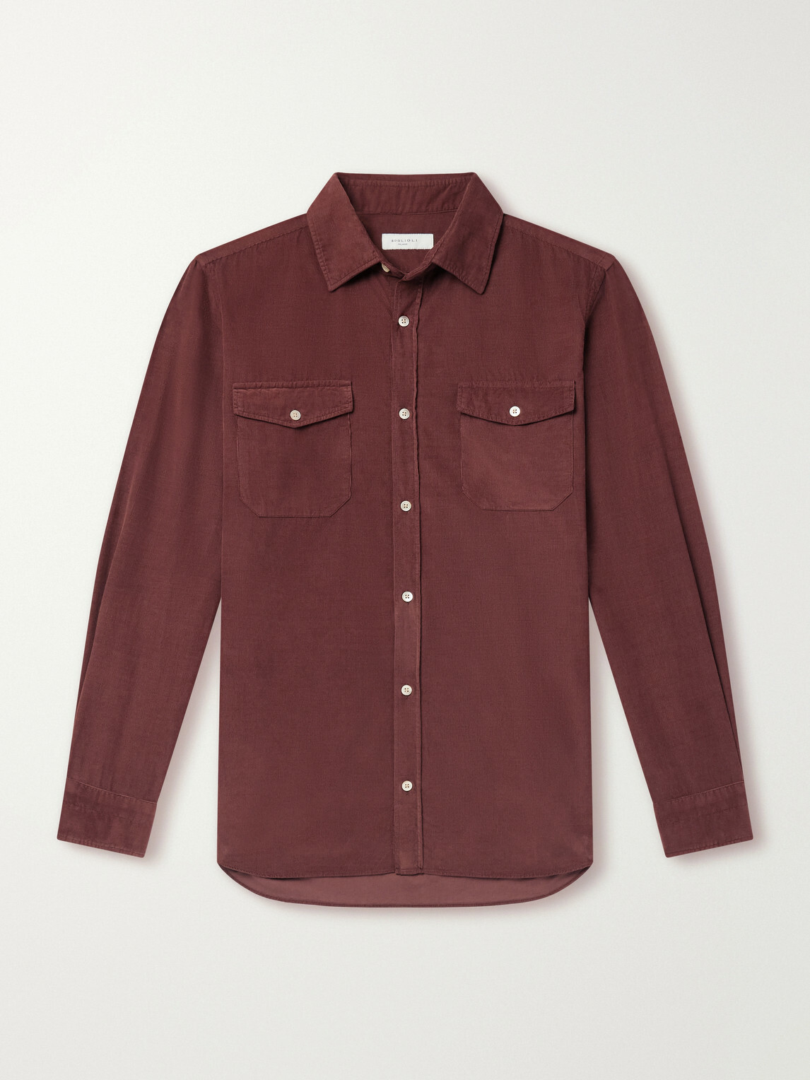 Boglioli - Cotton-Corduroy Shirt - Red