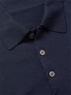 Anderson & Sheppard - Wool Polo Shirt - Blue